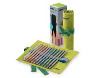 Crayon de couleur triangulaire plus, rouleau de 12