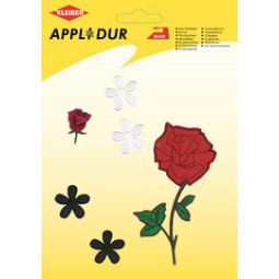 Assortiment d'applications 'Flowers 1', 6 motifs