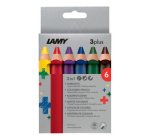 Crayon de couleur 3-en-1 3plus, étui carton de 12