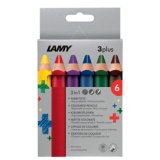 Crayon de couleur 3-en-1 3plus, étui carton de 12