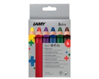 Crayon de couleur 3-en-1 3plus, étui carton de 18