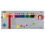 Crayon de couleur 3-en-1 3plus, étui carton de 12