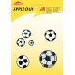 Assortiment d'applications 'Football', 6 motifs