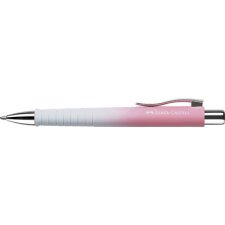 FABER-CASTELL Stylo à bille POLY BALL, blanc / rose