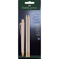 FABER-CASTELL Set d'écriture POLY BALL URBAN, rose