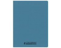 Cahier conquerant poplypropylene indechirable   et lavable recycle 24x32 cm   96 pages seyes piqure 90g