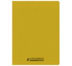 Cahier Conquerant recycle agrafe 170x220 96p seyes polypro bleu