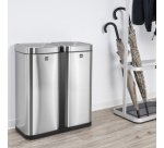Poubelle de tri sélectif 'the twin bin', 2 x 30 litres