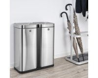 Afvalbak voor het sorteren van afval 'de tweelingbak', 2 x 30 liter