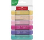 FABER-CASTELL Surligneur TEXTLINER 46 PASTEL, étui de 8