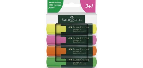 Markeerstift FABER-CASTELL TEXTLINER 48 - etui van 8 stuks