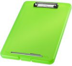 Porte-bloc avec compartiment 'the clip', A4, gris