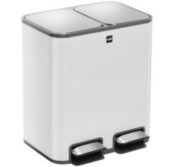 Poubelle de tri sélectif 'the classy', 2 x 12 litres