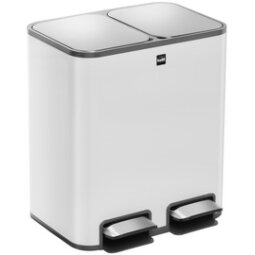 Poubelle de tri sélectif 'the classy', 2 x 12 litres