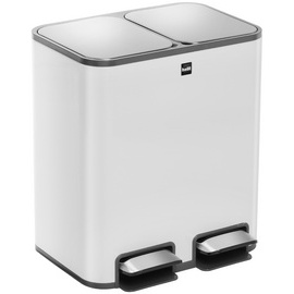 Poubelle de tri sélectif 'the classy', 2 x 12 litres