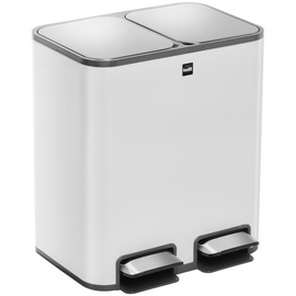 Poubelle de tri sélectif 'the classy', 2 x 12 litres