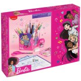 Kit de dessin Barbie, 35 pièces, dans boîte cadeau