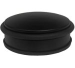 Butoir de porte, en acier, diamètre: 102 mm, noir