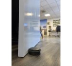 Butoir de porte, en acier, diamètre: 102 mm, noir