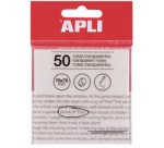 Notes adhésives, 75 x 75 mm, incolore transparent