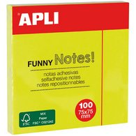 Zelfklevende notes 'FUNNY Notes!' 75 x 75 mm