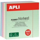 Cube de notes adhésives 'FUNNY Notes!', 75 x 75 mm