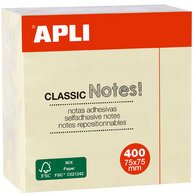 Cube de notes adhésives 'CLASSIC Notes!', 75 x 75 mm