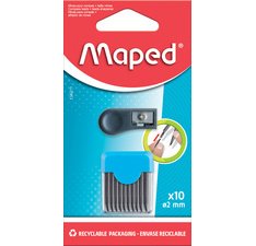 Mine de rechange pour compas + taille-mine, blister