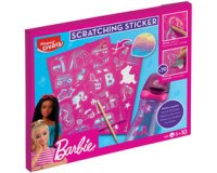 Creativ Sticker à gratter SCRATCHING STICKER Barbie