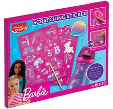 Creativ Sticker à gratter SCRATCHING STICKER Barbie