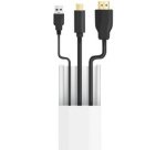 Kit de goulottes pour installation murale, blanc