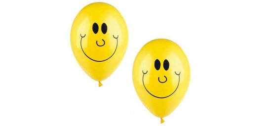 Ballon 'Sunny' geel