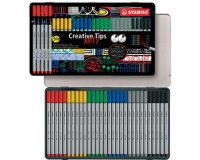 Kit Creative Tips ARTY URBAN, étui métal de 50