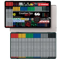 Kit Creative Tips ARTY URBAN, étui métal de 50