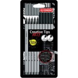 Kit Creative Tips ARTY SHADING, étui carton de 10