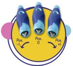 Stylo plume EASYbirdy Timber L, gaucher, bleu