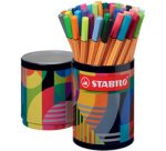 Fine liner point 88, round metal box of 45 ARTY