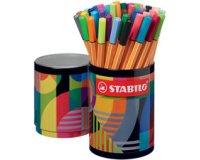 Feutre fin point 88, boîte métal ronde de 45 ARTY