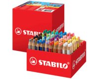 Crayon multitalent woody 3 en 1, pack écolier de 76