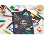 Crayon multitalent woody 3 en 1, pack écolier de 76