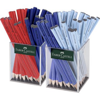 Kleurpotlood FABER-CASTELL Jumbo GRIP - 2 potjes