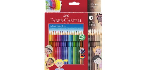 FABER-CASTELL Jumbo GRIP color pencil, promo case