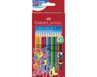 FABER-CASTELL Crayon de couleur Colour GRIP, étui promo