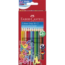 Kleurpotlood FABER-CASTELL Colour GRIP - promo etui