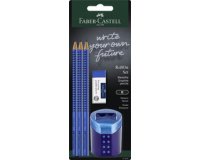 FABER-CASTELL Kit d'écriture RollOn, bleu