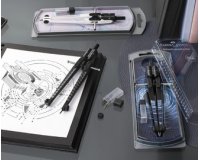 FABER-CASTELL Compas à réglage rapide TREND SHINY TWIST