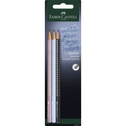 FABER-CASTELL Kit d'écriture GRIP SPARKLE Harmony, blister