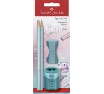 FABER-CASTELL Kit d'écriture GRIP SPARKLE
