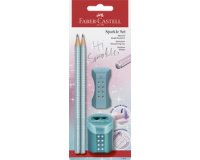 FABER-CASTELL Kit d'écriture GRIP SPARKLE