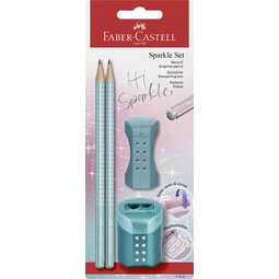 FABER-CASTELL Kit d'écriture GRIP SPARKLE